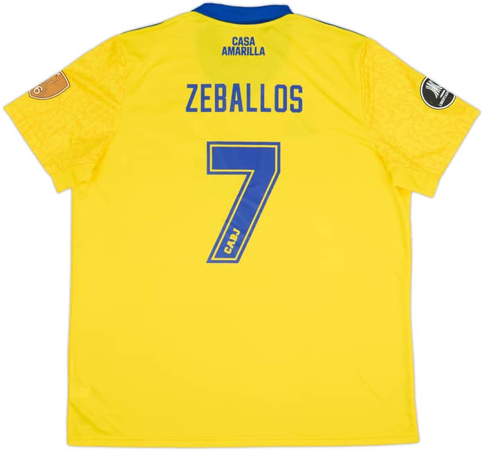 2022 Boca Juniors Third Shirt Zeballos #7 (XXL)