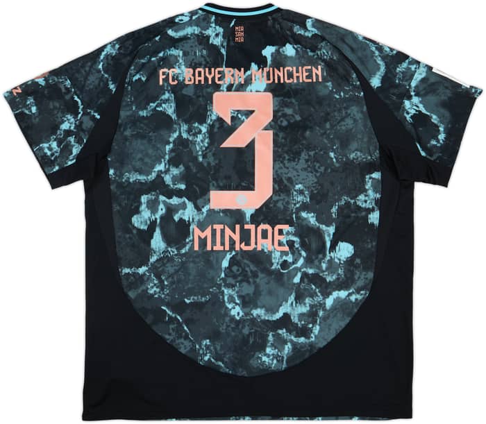 Camiseta de visitante del Bayern Munich 2024-25 Minjae #3 (XXL)