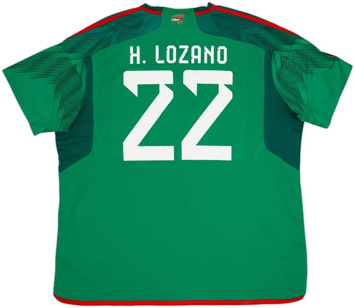 2022 Mexico Home Shirt H. Lozano #22 (3XL)