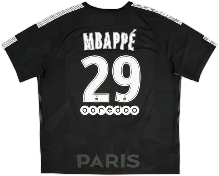 2017-18 Paris Saint-Germain Third Shirt Mbappe #29 - 9/10 - (XXL)