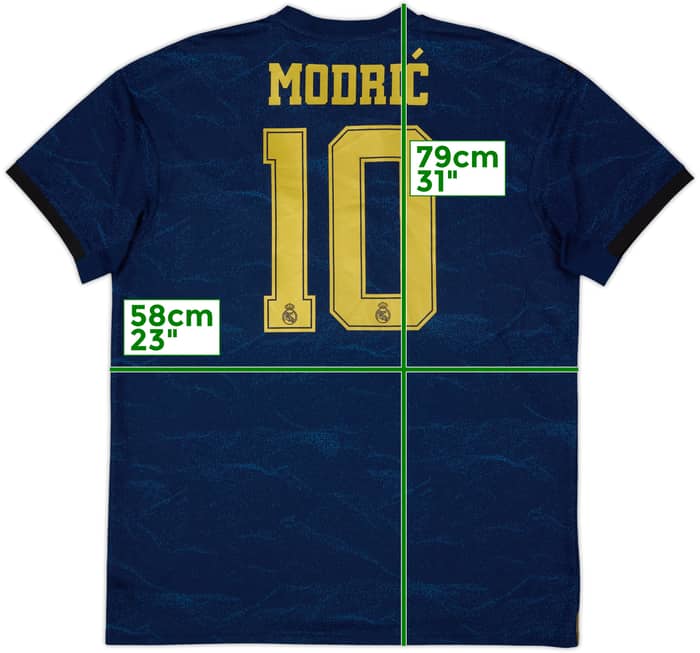 2019-20 Real Madrid Away Shirt Modric #10 - 6/10 - (XL)