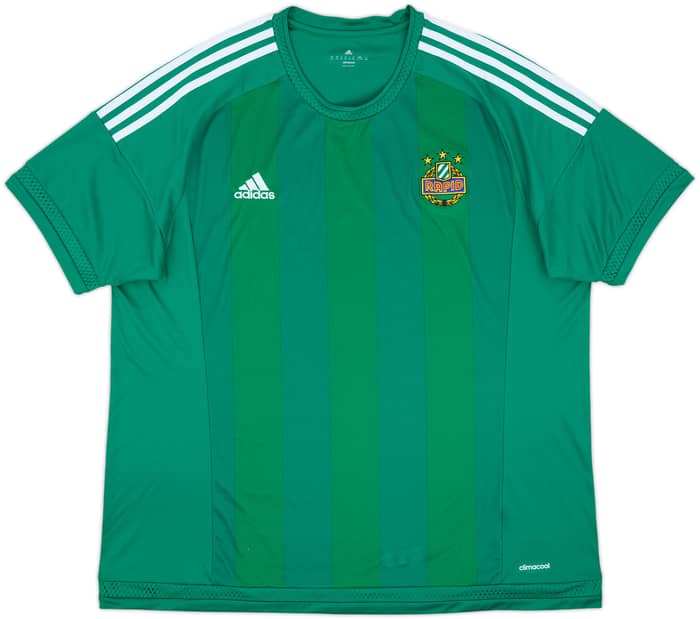 2015-16 Rapid Vienna Home Shirt - 8/10 - (XXL)