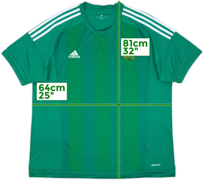 2015-16 Rapid Vienna Home Shirt - 8/10 - (XXL)