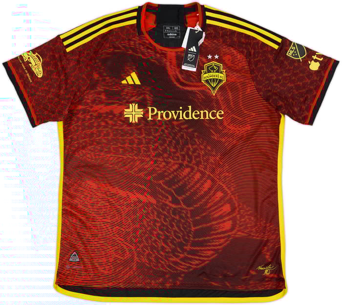 Camiseta auténtica de visitante del Seattle Sounders 2023-24 Morris #13 (XXL)