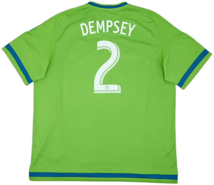 2015 Seattle Sounders Home Shirt Dempsey #2 - 8/10 - (XXL)