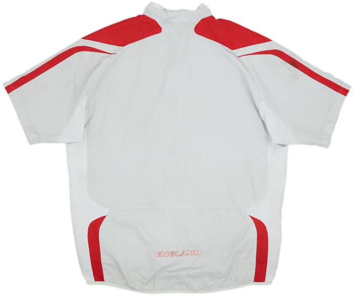 2007-08 England Umbro 1/4 Zip S/S Training Top - 6/10 - (L)