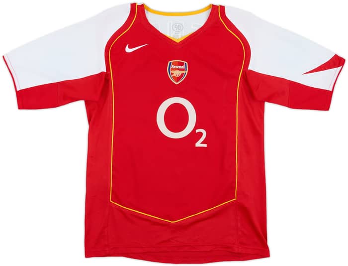 2004-05 Arsenal Home Shirt Henry #14 - 8/10 - (XL.Boys)