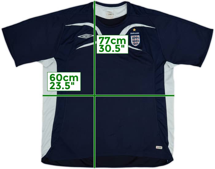 2006-07 England Umbro Training Shirt - 8/10 - (XXL)