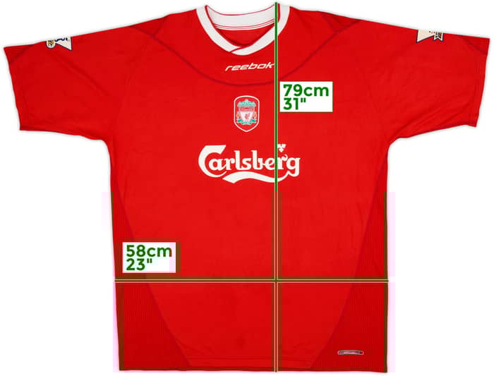 2002-04 Liverpool Home Shirt #8 - 4/10 - (XL)