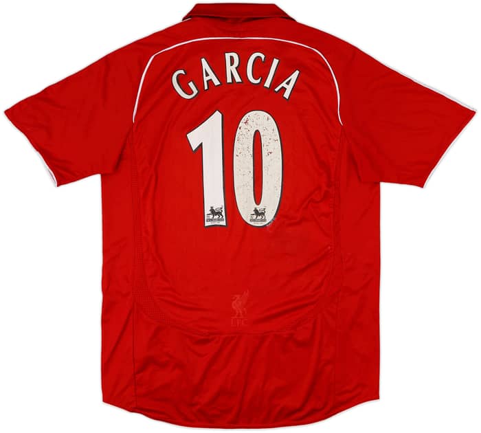 2006-08 Liverpool Home Shirt Garica #10 - 6/10 - (L)