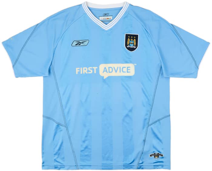 2003-04 Manchester City Home Shirt Anelka #39 - 6/10 - (M)
