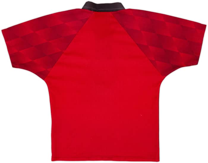 1996-98 Manchester United Home Shirt - 8/10 - (L.Boys)