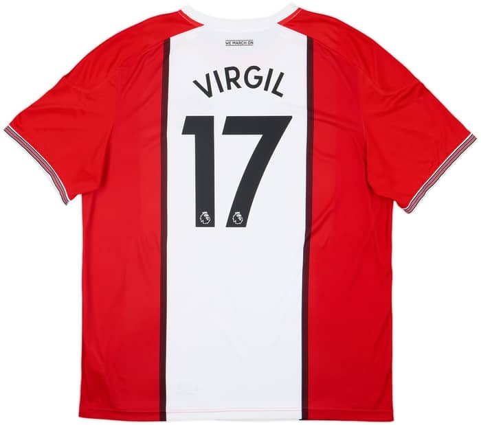 2017-18 Southampton Home Shirt Virgil #17 - 9/10 - (3XL)
