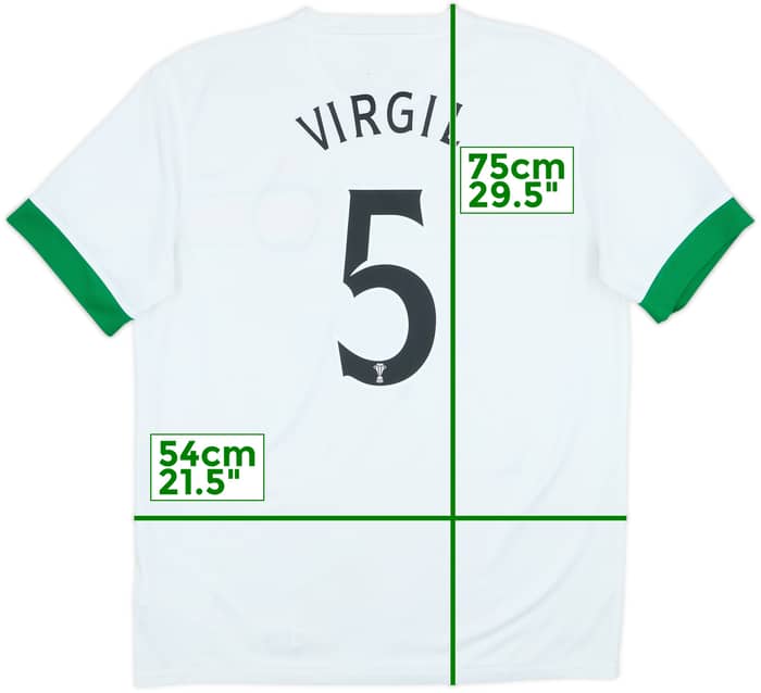 2014-15 Celtic European Third Shirt Virgil #5 - 6/10 - (L)