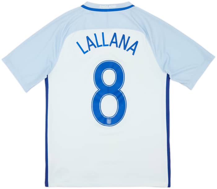 2016-17 England Home Shirt Lallana #8 - 6/10 - (S)