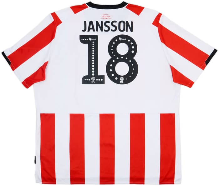 2019-20 Brentford Home Shirt Jansson #18 - 6/10 - (4XL)
