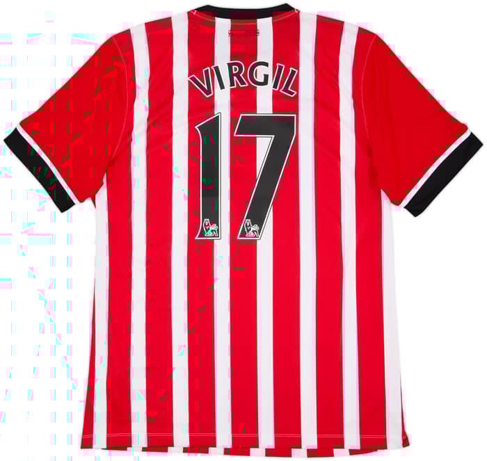 2016-17 Southampton Home Shirt Virgil #17 - 8/10 - (XL)