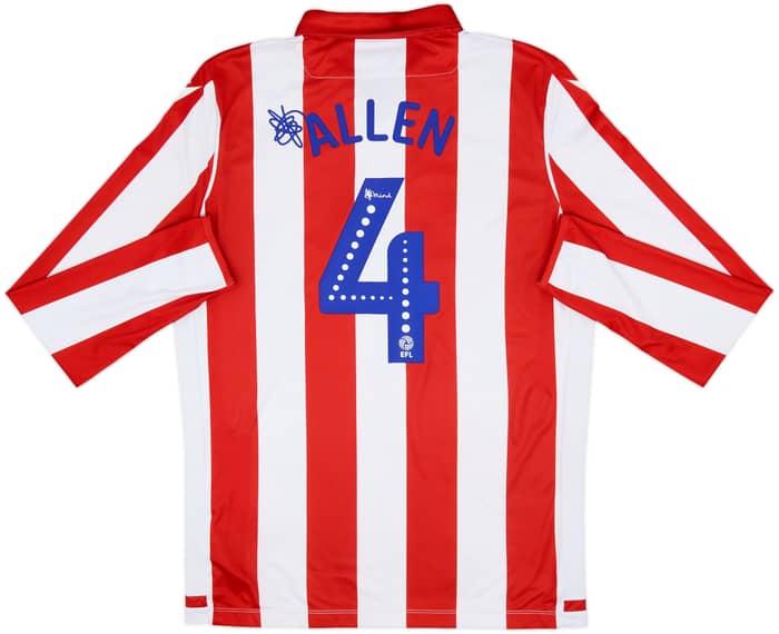 2019-20 Stoke City Home L/S Shirt Allen #4 - 6/10 - (L)