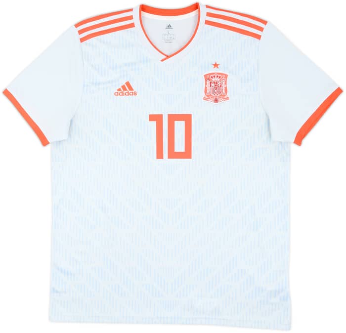 2018-19 Spain Away Shirt Thiago #10 - 7/10 - (L)