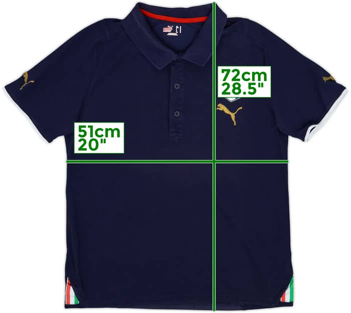 2008-09 Italy Puma Polo Shirt - 7/10 - (M)