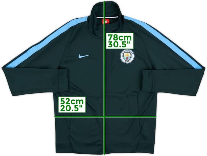 2017-18 Manchester City Nike Track Jacket - 9/10 - (M)