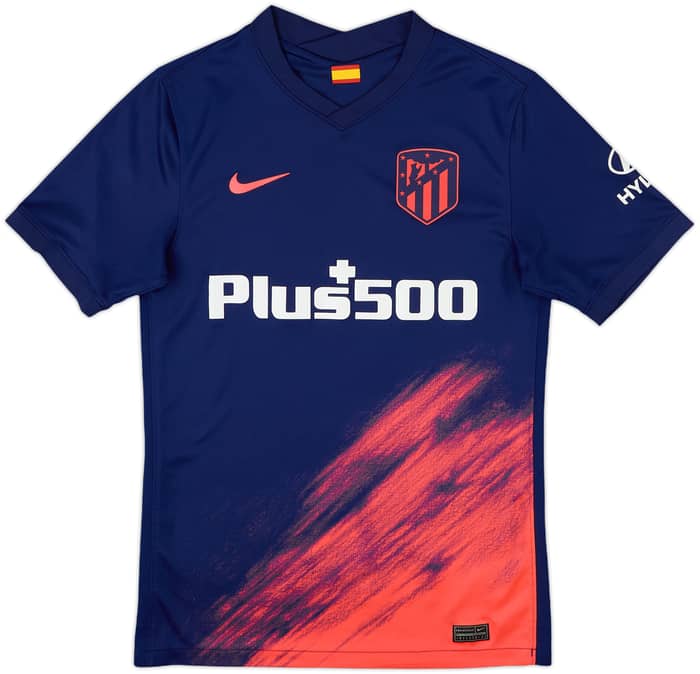 2021-22 Atletico Madrid Away Shirt - 7/10 - (S)