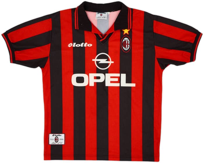 1995-96 AC Milan Home Shirt - 5/10 - (M)