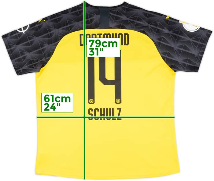 2019-20 Borussia Dortmund CL Shirt Schulz #14 - 10/10 - (XXL)