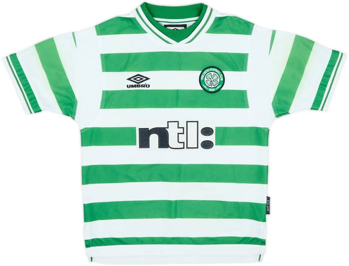 1999-01 Celtic Home Shirt - 7/10 - (S.Boys)