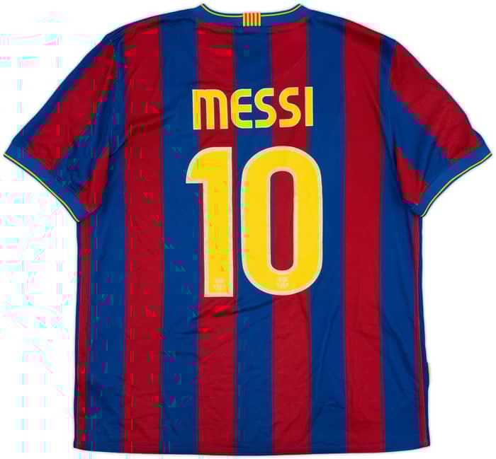 2009-10 Barcelona Home Shirt Messi #10 - 6/10 - (L)