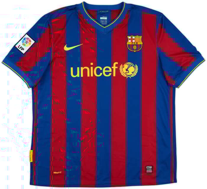 2009-10 Barcelona Home Shirt Messi #10 - 6/10 - (L)
