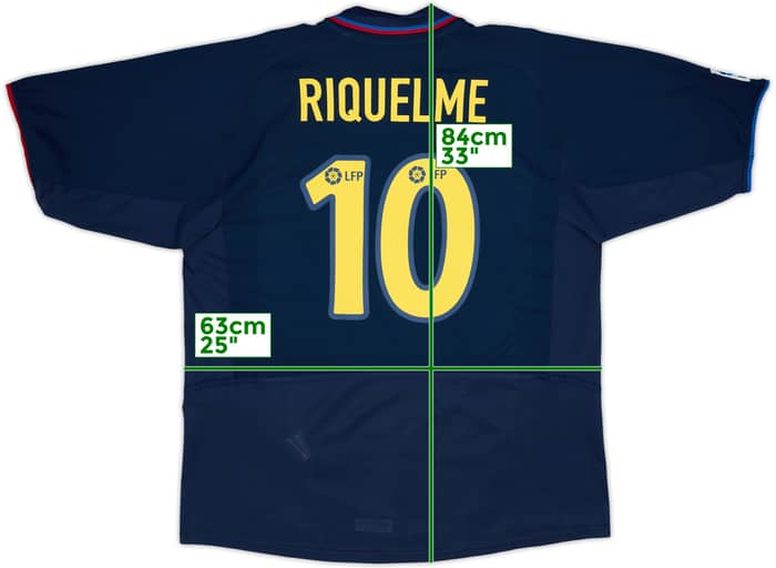 2002-03 Barcelona Away Shirt Riquelme #10 - 8/10 - (XXL)