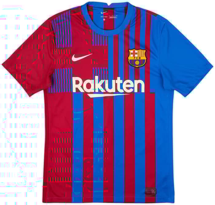 2021-22 Barcelona Home Shirt Gavi #30 - 7/10 - (S)