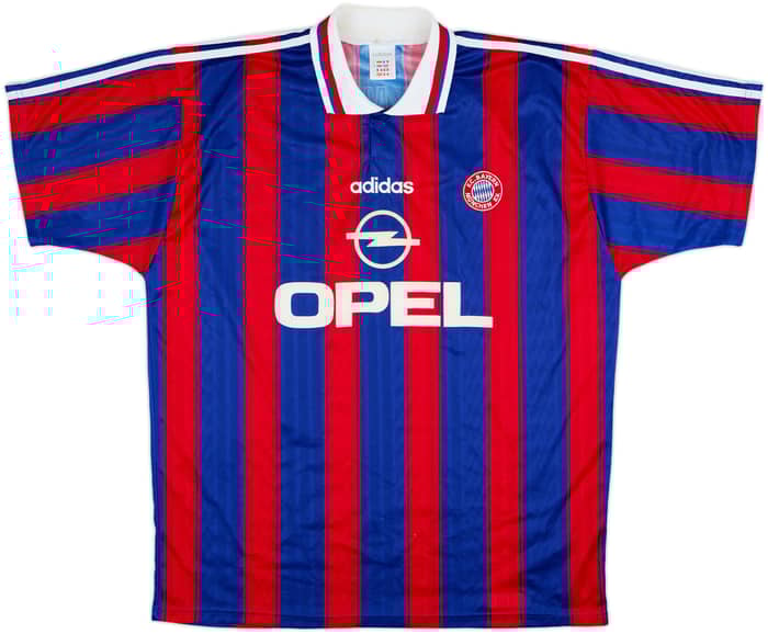 1995-97 Bayern Munich Home Shirt Ziege #17 - 8/10 - (XL)