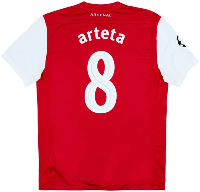 2011-12 Arsenal Home Shirt Arteta #8 - 8/10 - (L)