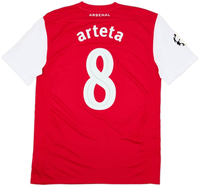 2011-12 Arsenal Home Shirt Arteta #8 - 8/10 - (M)