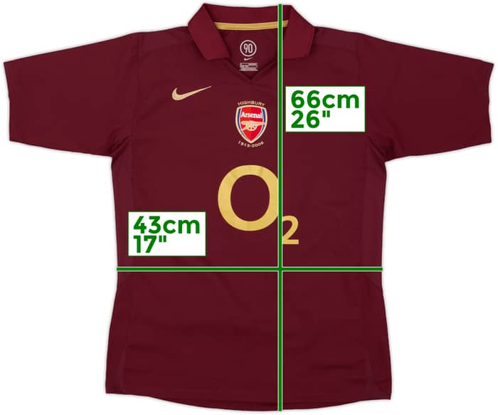 2005-06 Arsenal Home Shirt - 8/10 - (L.Boys)
