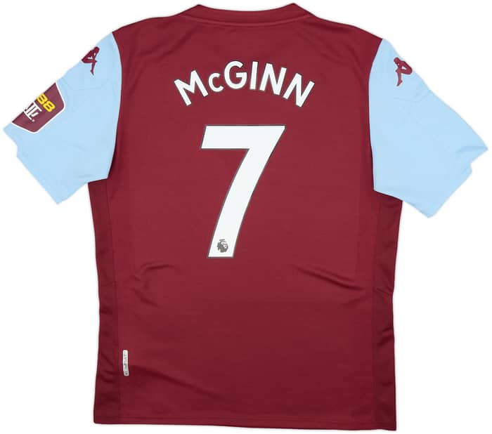 2019-20 Aston Villa Home Shirt McGinn #7 - 8/10 - (L)
