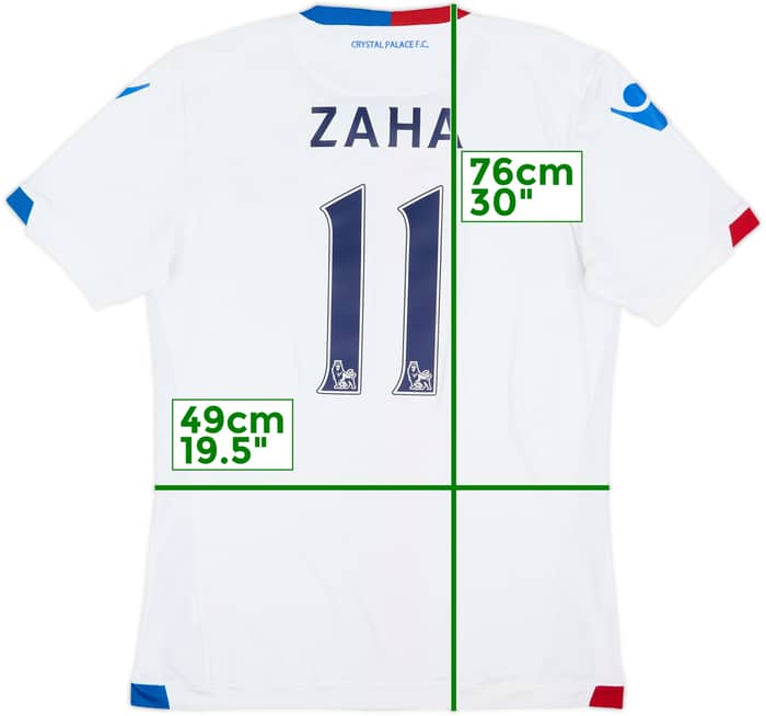 2015-16 Crystal Palace Away Shirt Zaha #11 - 6/10 - (XXL)