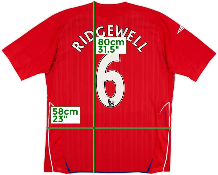 2007-08 Birmingham Third Shirt Ridgewell #6 - 5/10 - (XL)