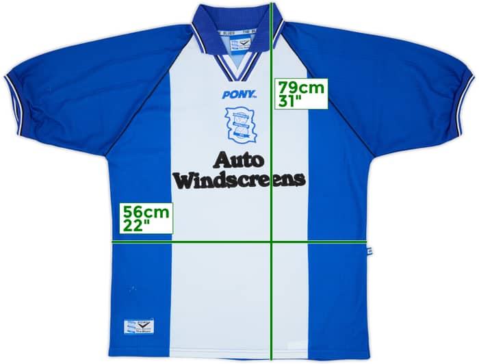 1997-98 Birmingham Home Shirt - 8/10 - (L)