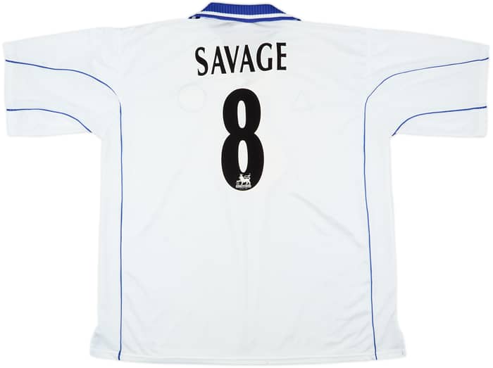 2000-01 Leicester Away Shirt Savage #8 - 8/10 - (4XL)