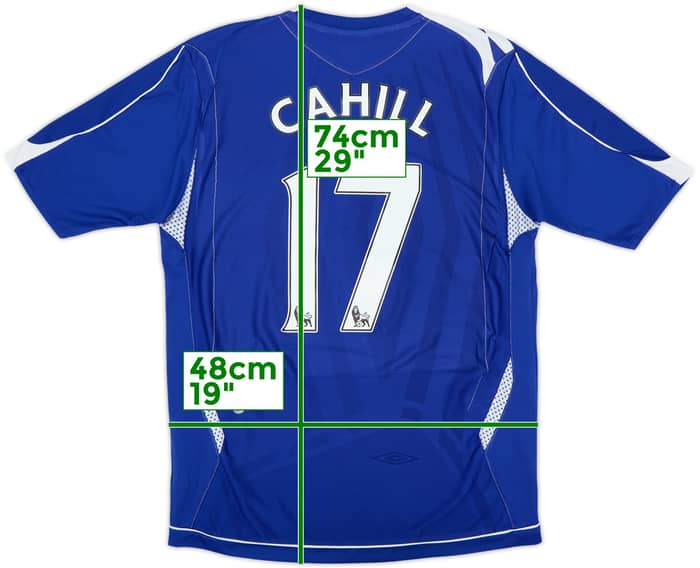 2007-08 Everton Home Shirt Cahill #17 - 6/10 - (M)