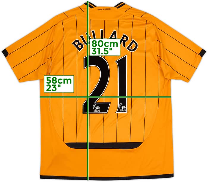 2009-10 Hull City Home Shirt Bullard #21 - 8/10 - (XL)