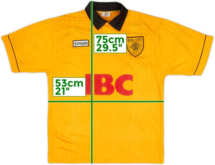 1995-97 Hull City Home Shirt - 9/10 - (M)