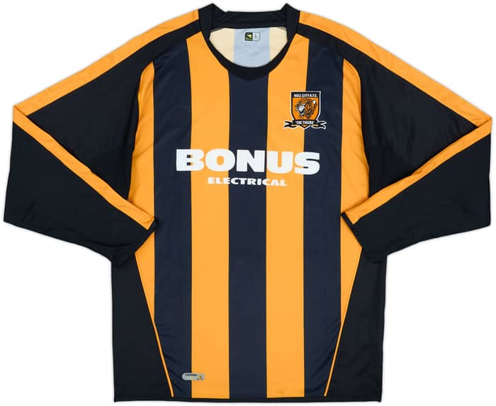 2006-07 Hull City Home L/S Shirt - 4/10 - (L)