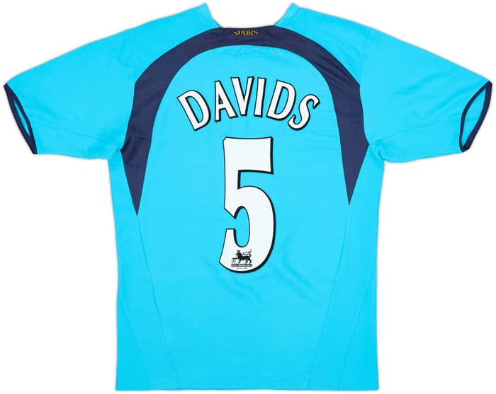 2006-07 Tottenham Away Shirt Davids #5 - 8/10 - (S)