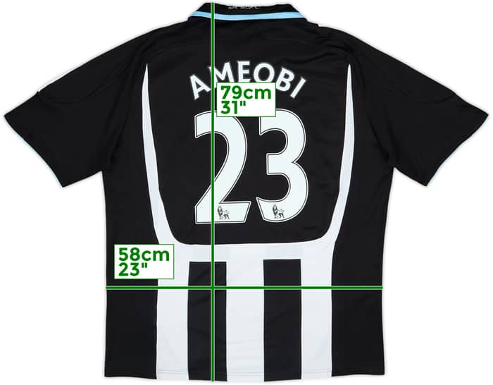 2007-09 Newcastle Home Shirt Ameobi #23 - 8/10 - (L)