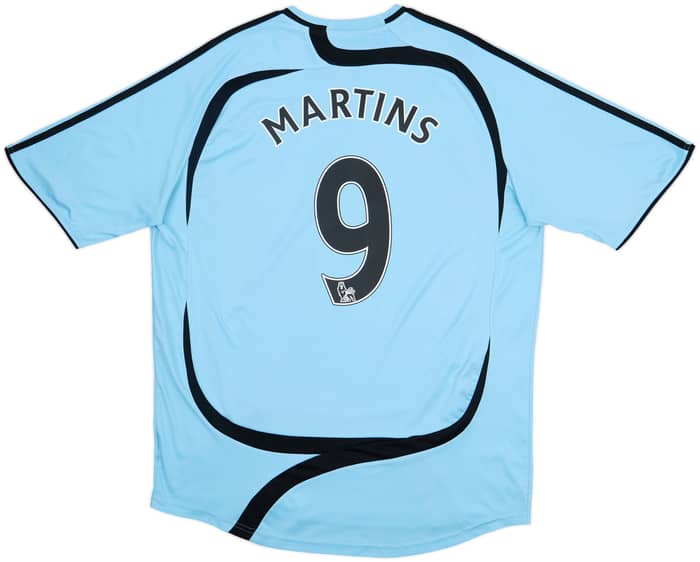 2007-08 Newcastle Away Shirt Martins #9 - 6/10 - (XL)