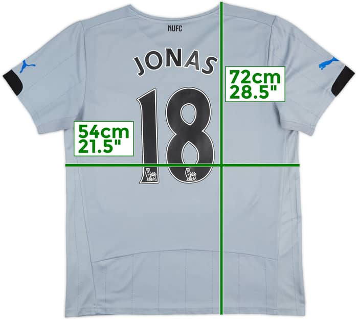 2014-15 Newcastle Away Shirt Jonas #18 - 8/10 - (M)